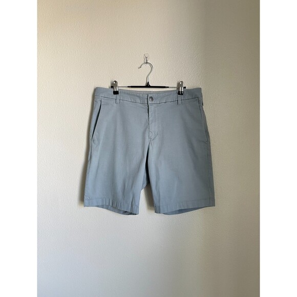 Lululemon Commission Short *Qwick Oxford 9" in Chambray Blue Size 34 - Picture 1 of 5